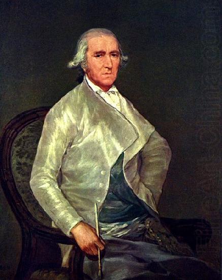 Portrait of the painter Francisco Bayeu, Francisco de Goya